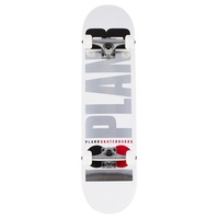Plan B Complete Skateboard 7.75" Wide - Team OG White