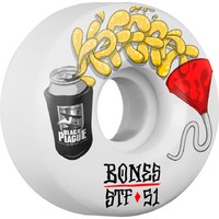 Bones Skateboard Wheels - V2 Stf Pro Hoffart Beer Bong Skateboard Wheels 51mm