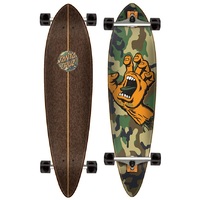 Santa Cruz Pintail Longboard Skateboard - Hand Camo 39"
