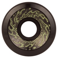 Santa Cruz Slime Balls Skateboard Wheels - 60mm 78A - Black / Glow In The Dark