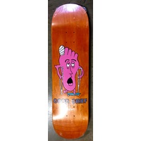 Good Grief Skateboard Deck Purple Sad Foot - Orange 8.25"