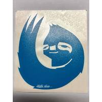 Hella Grip OG Sloth Die Cut Sticker - Blue