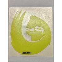 Hella Grip OG Sloth Die Cut Sticker - Yellow