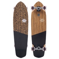Globe Cruiser Skateboard Complete - Blazer XL Zebrawood / Black