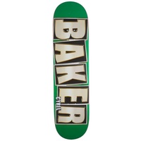 Baker Skateboard Deck 8.0 Cyril Brand Name Glitter Green