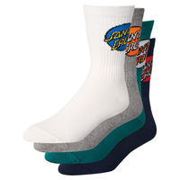 Santa Cruz Pop Socks - 4 Pack - Assorted