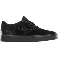 Emerica Kids Skate Shoes The Reynolds Low Vulc Black Black Black