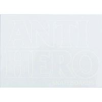 Anti Hero Black Hero Sticker White Outline x 1