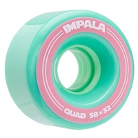 Impala Roller Skates Replacement Wheel Set Aqua Set of 4