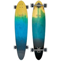 Globe Longboard Skateboard Complete - Pinner Classic - Blue Fade Dye
