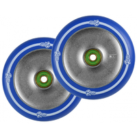 Urban Artt 120mm Scooter Wheels Set Of 2 - Classic - Blue Silver