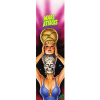 Mob Skateboard Grip Tape Sheet 9" x 33" Mars Attacks Martian Unmasked Perforated