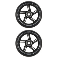 Ethic Scooter Wheels Set Of 2 With Bearings Acteon Black 110mm
