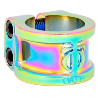 Triad Oath Scooter Double Clamp Cage Neo Chrome Oversized and Standard