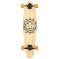 Gold Coast Longboards Kicktail Complete Longboard Skateboard Wanderlust Orange