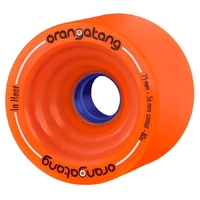 Orangatang Longboard Skateboard Wheels In Heat 80A 75mm Orange