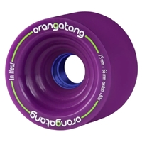 Orangatang Longboard Skateboard Wheels In Heat 83A 75mm Purple