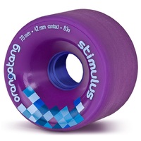 Orangatang Longboard Skateboard Wheels Stimulus Purple 83A 70mm