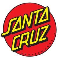 Santa Cruz Big Dot Sticker Red 9" x 1
