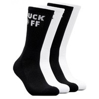 Independent F*ck Off Socks 4 Pack Assorted