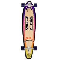 Z-Flex Longboard Skateboard Complete Roundtail Pop Purple Fade 39.5