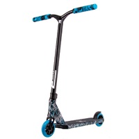 Root Industries Type R Black Blue White Splatter Complete Scooter