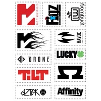 Scooter Brands Sticker Sheet