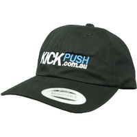 Kick Push Dad Hat Adjustable Black