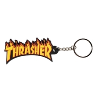 Thrasher Flame Key Chain