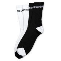Thrasher Skate & Destroy Black White 2 Pairs Socks