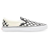 Vans Skate Shoes Slip On Pro Checkerboard Black Off White