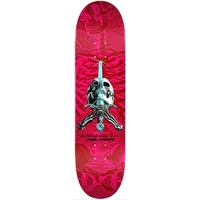 Powell Peralta Skateboard Deck Skull and Sword Pink Red 8.5