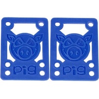 Pig Pile Riser Pads Hard 1/8 Pair Blue