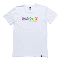 Apex Scooters Rainbow T-Shirt - Kids 12 White