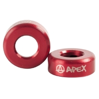 Apex Aluminium Bar Ends Pair Red