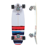 Carver Skateboard Complete - Usa Resin With C7 Trucks Silver