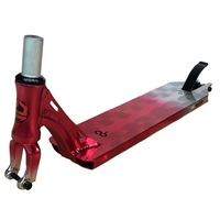 Crisp Scooter Deck Kit - Evolution Red Polished Swirl