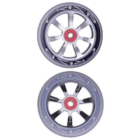 Crisp Hollowtech 110mm Wheel Set - Silver Black Grey