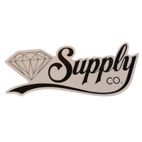 Diamond Supply Co Skateboard Sticker - Script Black x 1