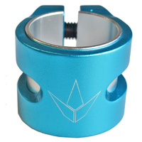 Envy Scooter Double Clamp - Teal - Oversized And Standard
