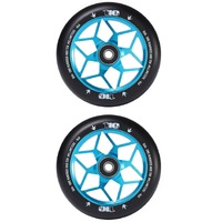 Envy Diamond 110mm Scooter Wheels Set Of 2 Teal
