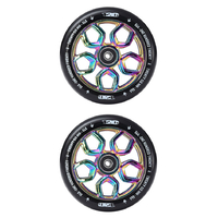 Envy 120mm Lambo Scooter Wheels Set Of 2 - Oil Slick Neochrome