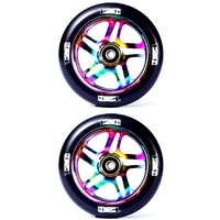 Envy 120mm Scooter Wheels Set Of 2 - Oil Slick Neochrome