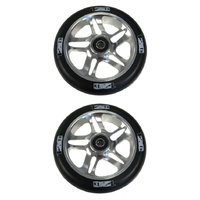 Envy 120mm Scooter Wheels Set Of 2 - Black Silver