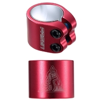 Fasen Raven Scooter Double Clamp - Red 2017 - Oversized And Standard