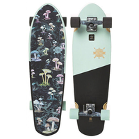 Globe Cruiser Skateboard Complete - Big Blazer Black Sky Shrooms