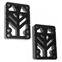 Mini Logo Black 1/2 Pair Skateboard Riser Pads