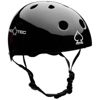 Protec Classic Skate Helmet - Gloss Black - Size Extra Small - Skate Scooter