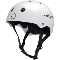 Protec Classic Skate Helmet - Gloss White - Size Small - Skate Scooter