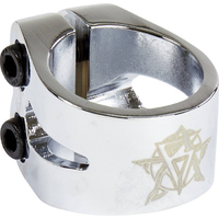 Revolution Scooter Double Clamp - Oversized - Silver